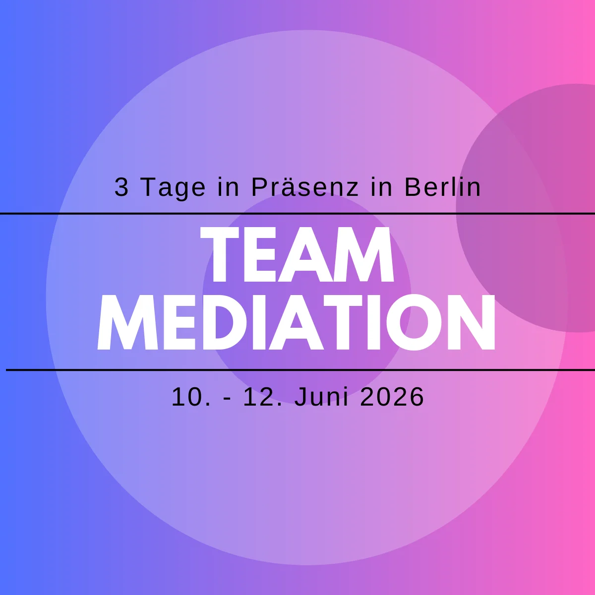 Teammediation in Berlin  Bild 1
