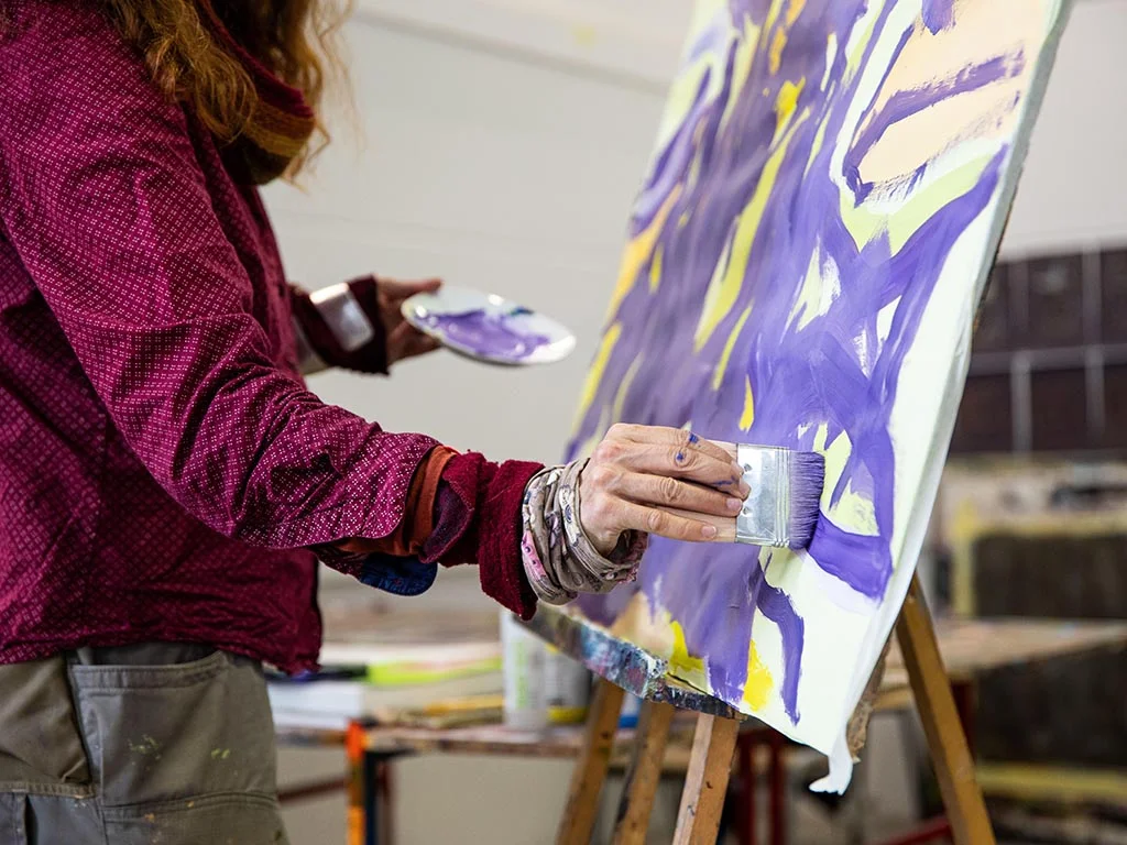 Intensivwoche Malerei und Zeichnung - Künstlerische Atelierarbeit zu Material, Prozess und Zeit Bild 2