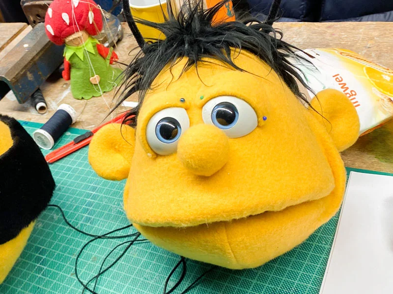 Klappmaulpuppenbau / Nach Schnittmustern Bild 1