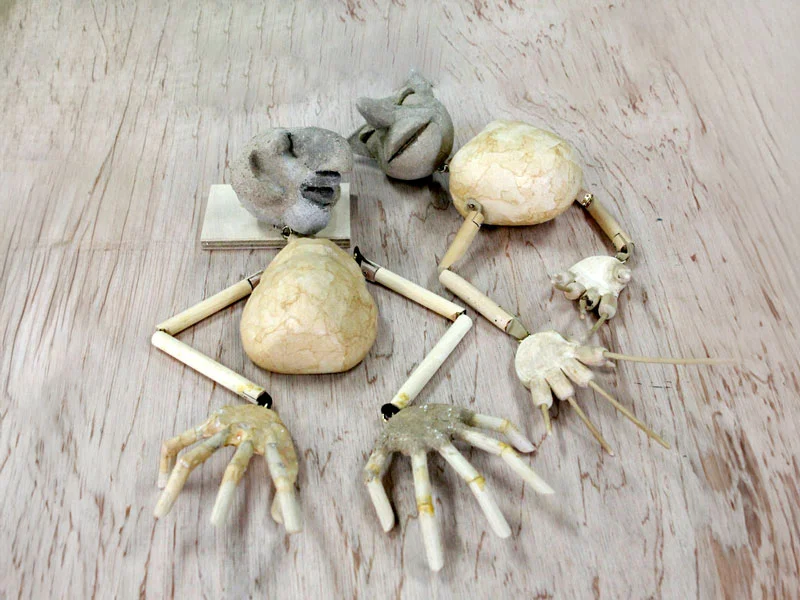 Kopf-Schulter-Marionette / Bau Bild 2