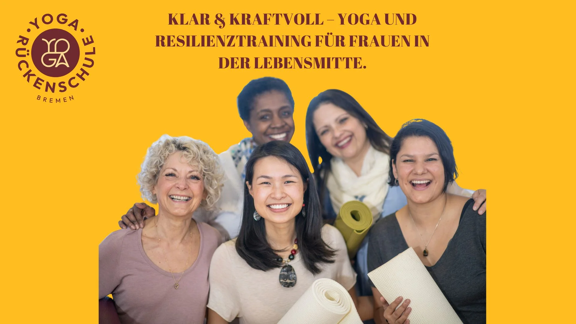 Klar & Kraftvoll – Yoga und Resilienztraining für Frauen in der Lebensmitte Bild 1