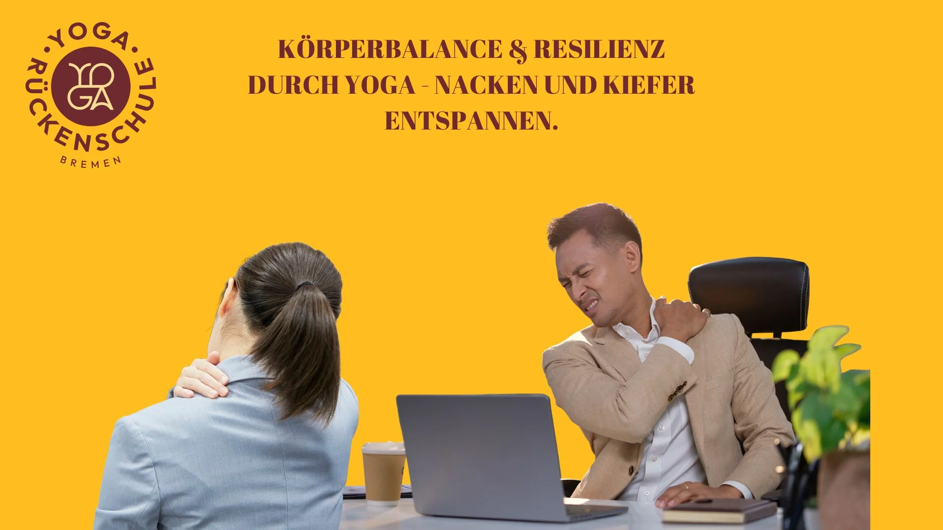 KörperBalance & Resilienz durch Yoga - Nacken und Kiefer entspannen Bild 1