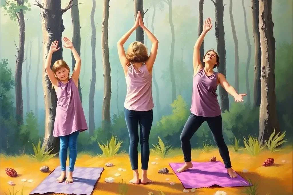 Bewegung, Achtsamkeit und Kommunikation um den Herausforderungen am Arbeitsplatz und im familiären Umfeld zu begegnen. Für Eltern mit Kindern Bild 1