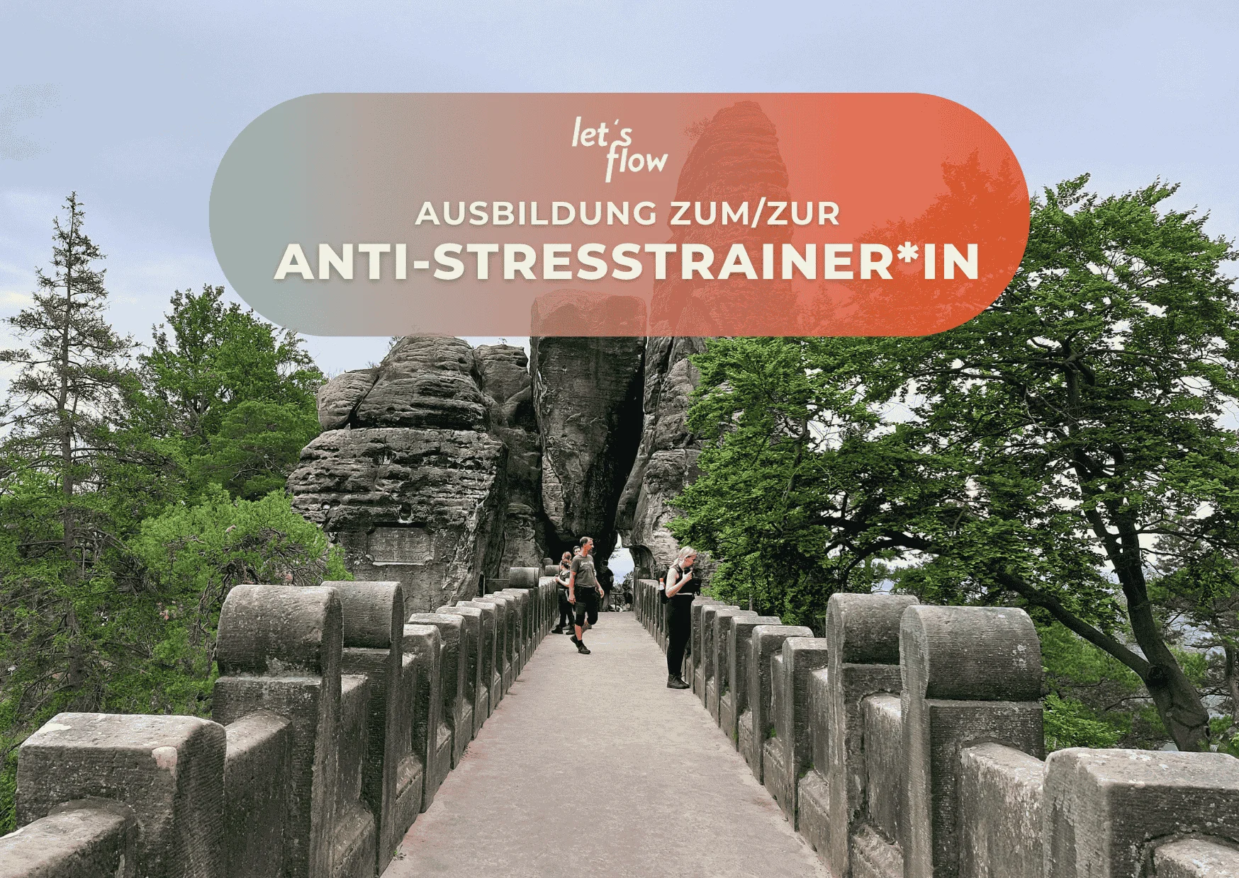 Wandern und Antistresstrainer*in werden in der Sächsische Schweiz (Margaretenhof) Bild 1