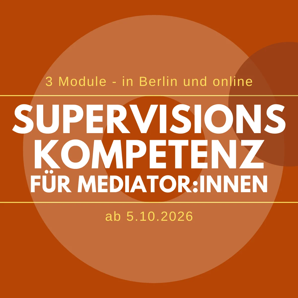 Supervisionskompetenz für Mediator:innen Bild 1
