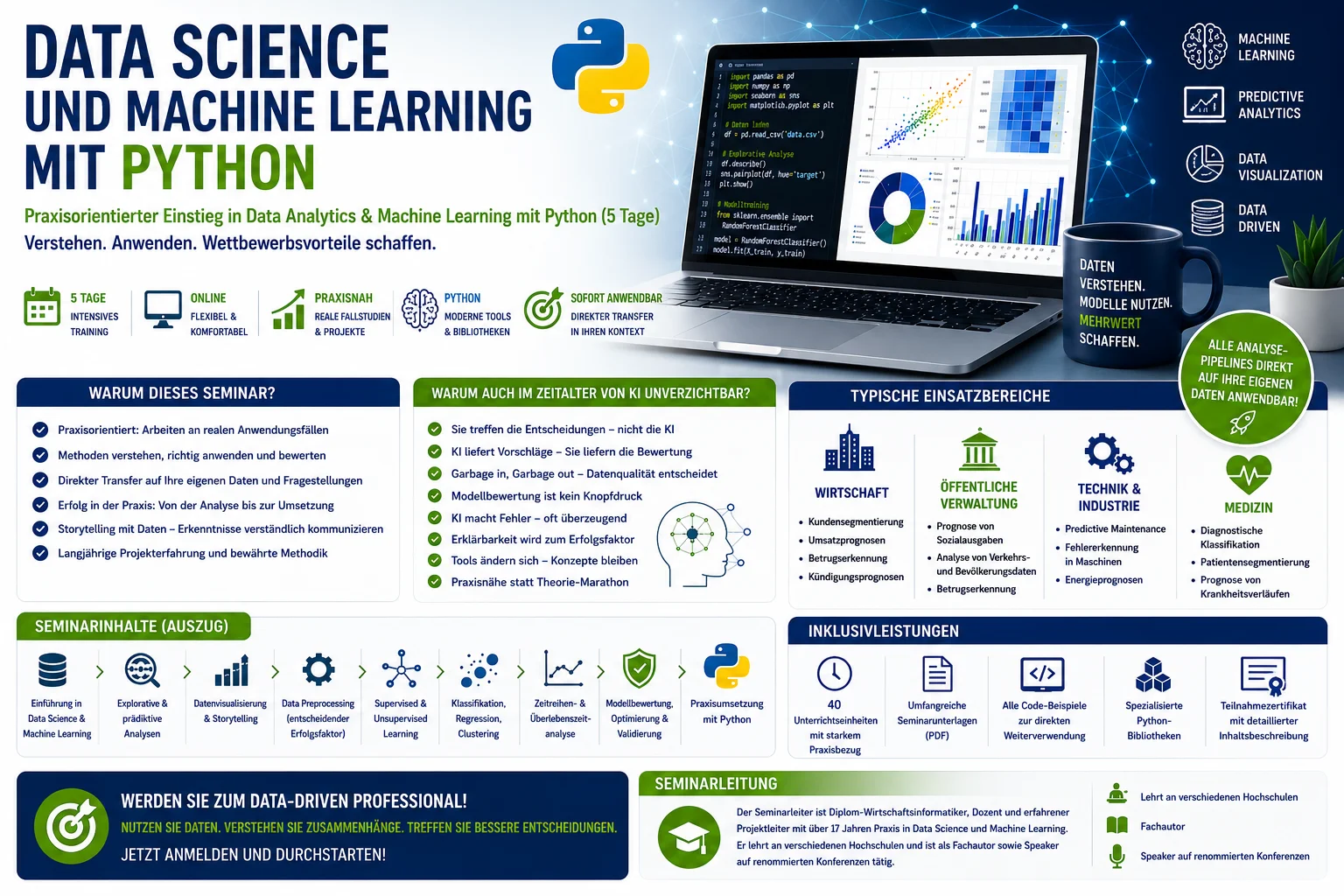 Data Science und Machine Learning mit Python (November 2026) Bild 1