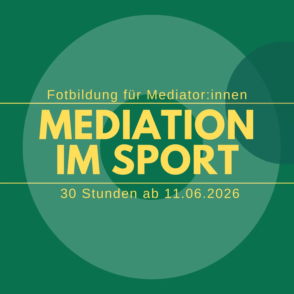 Mediation im Sport Bild 1