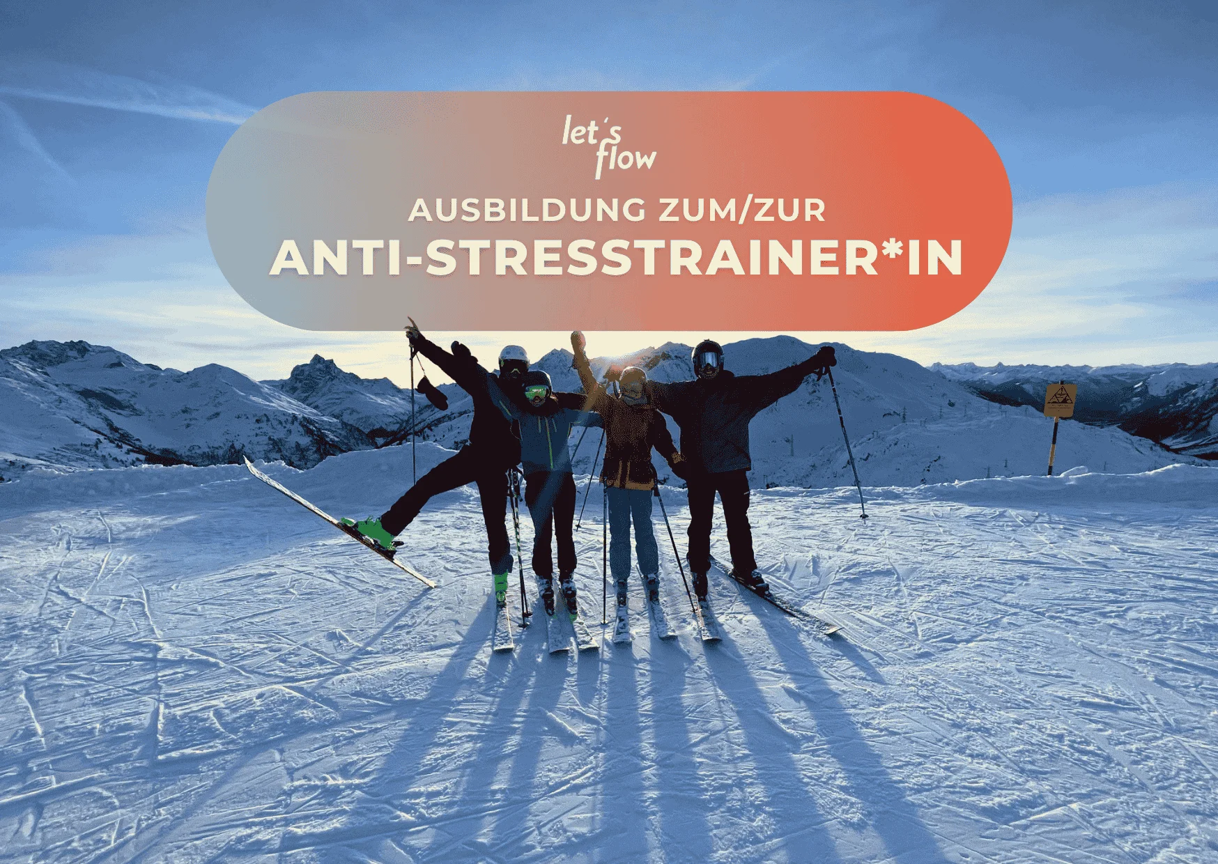 Skifahren und Antistresstrainer*in werden in Kaprun Bild 1