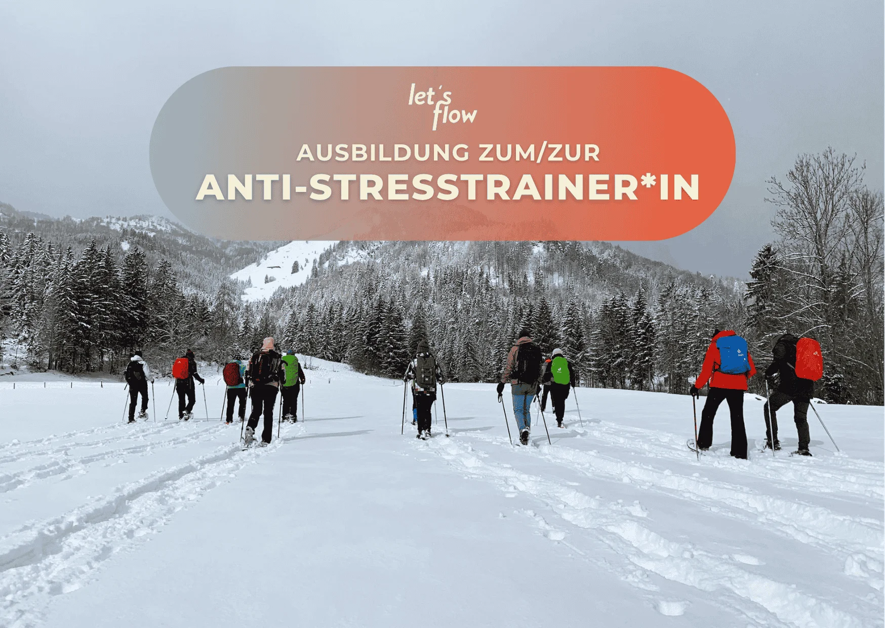 Schneeschuhwandern und Antistresstrainer*in werden in Kirchdorf / Tirol  Bild 1