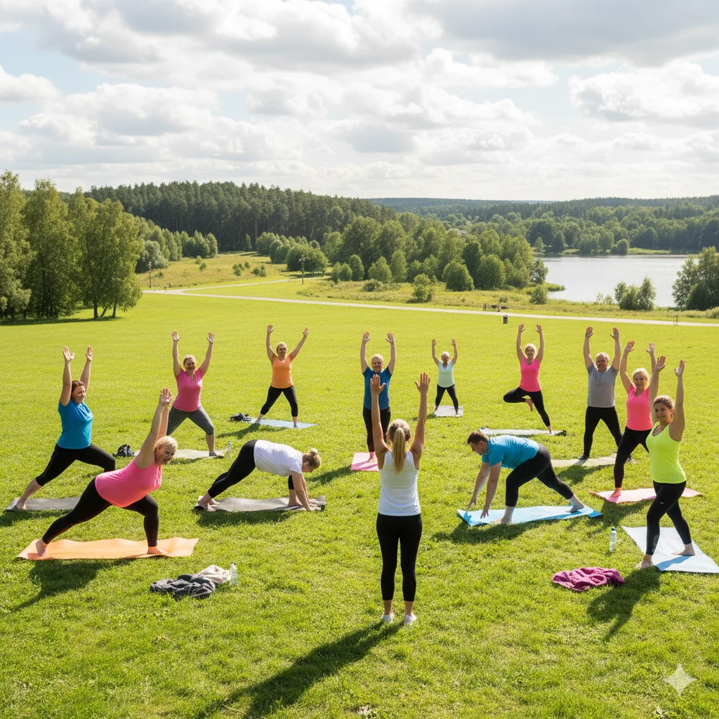 Mit dem Fahrrad an der Elbe: Fitbleiben im Beruf (und in der Rente) - Ernährung, Bewegung, Stressprävention als Säulen deiner Gesundheit und Resilienz. Fahrradfahren im Dessau-Wörlitzer-Gartenreich Bild 2