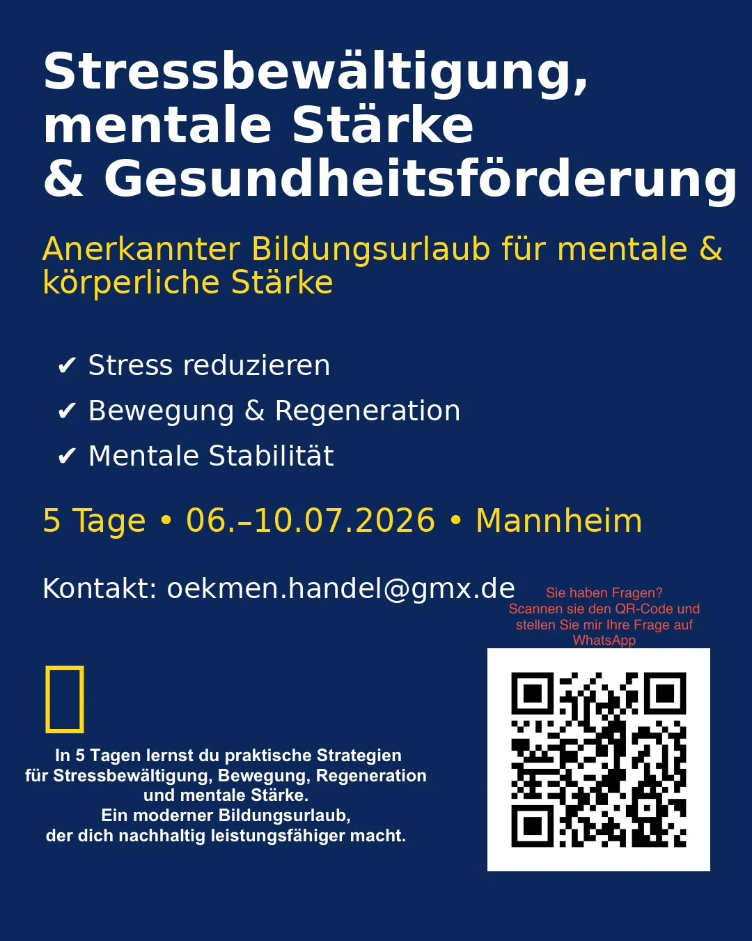  Fit im Beruf: Stressbewältigung, mentale Stärke & aktive Gesundheitsförderung Bild 1