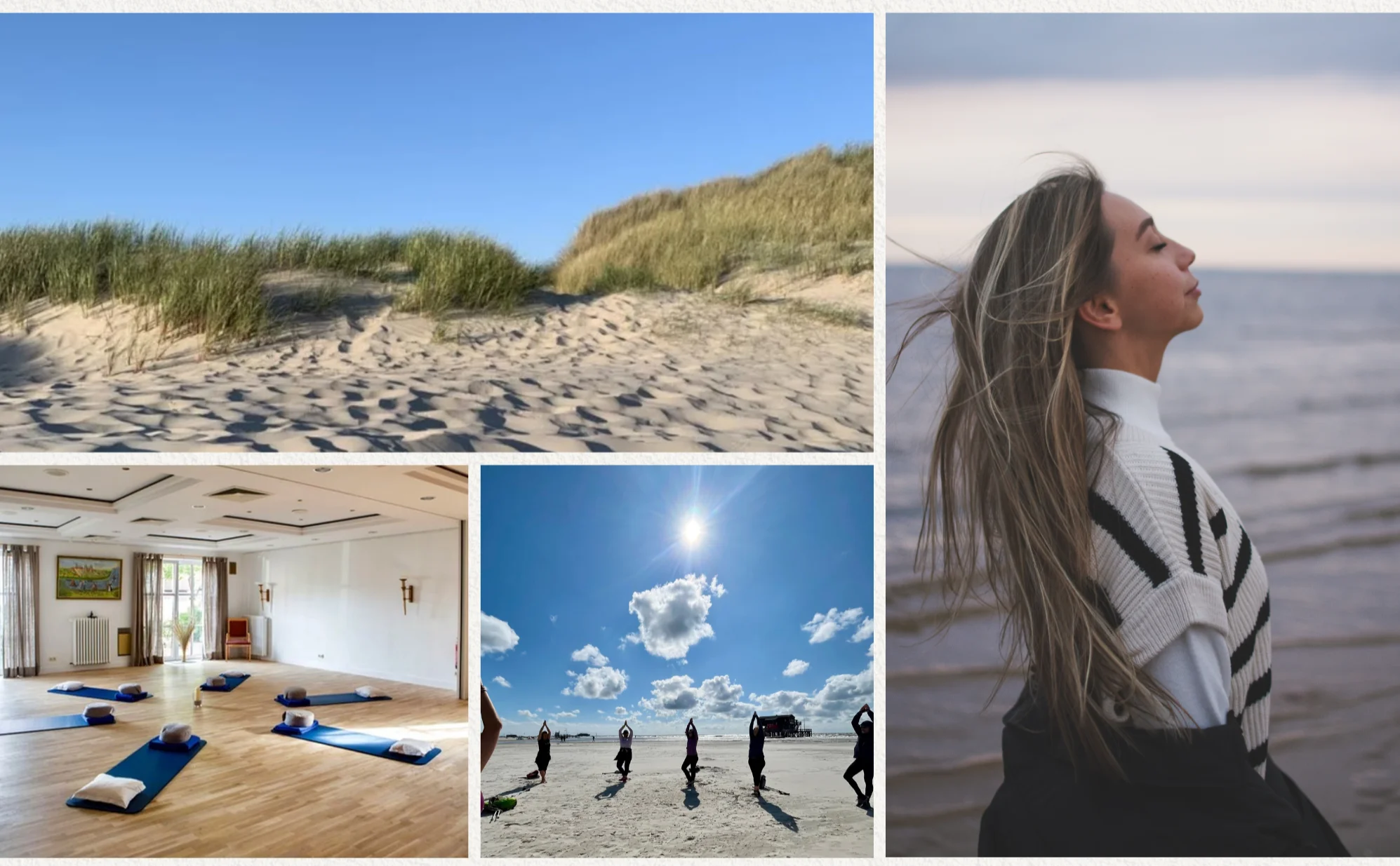 MOVE & SOUND Küstenzeit- Präsenz und Gelassenheit im Berufsalltag mit Tanz, Yoga und Stimmbildung (inkl. zertifizierter Präventionskursanteile) Bild 1