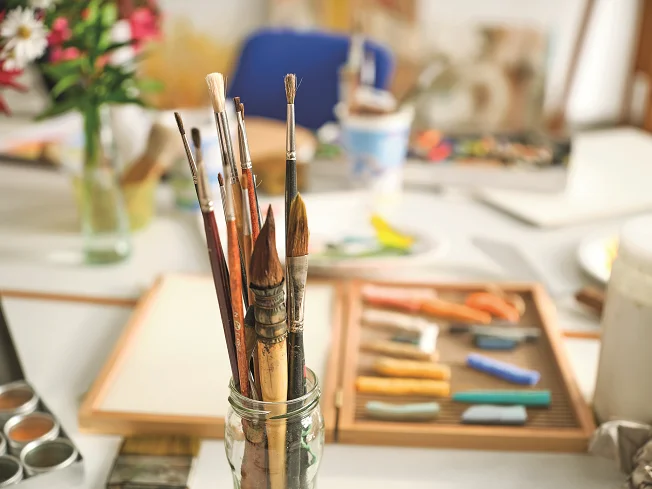 Grundlagen der Malerei: Kunst-Technik-Experimentieren. Bild 1