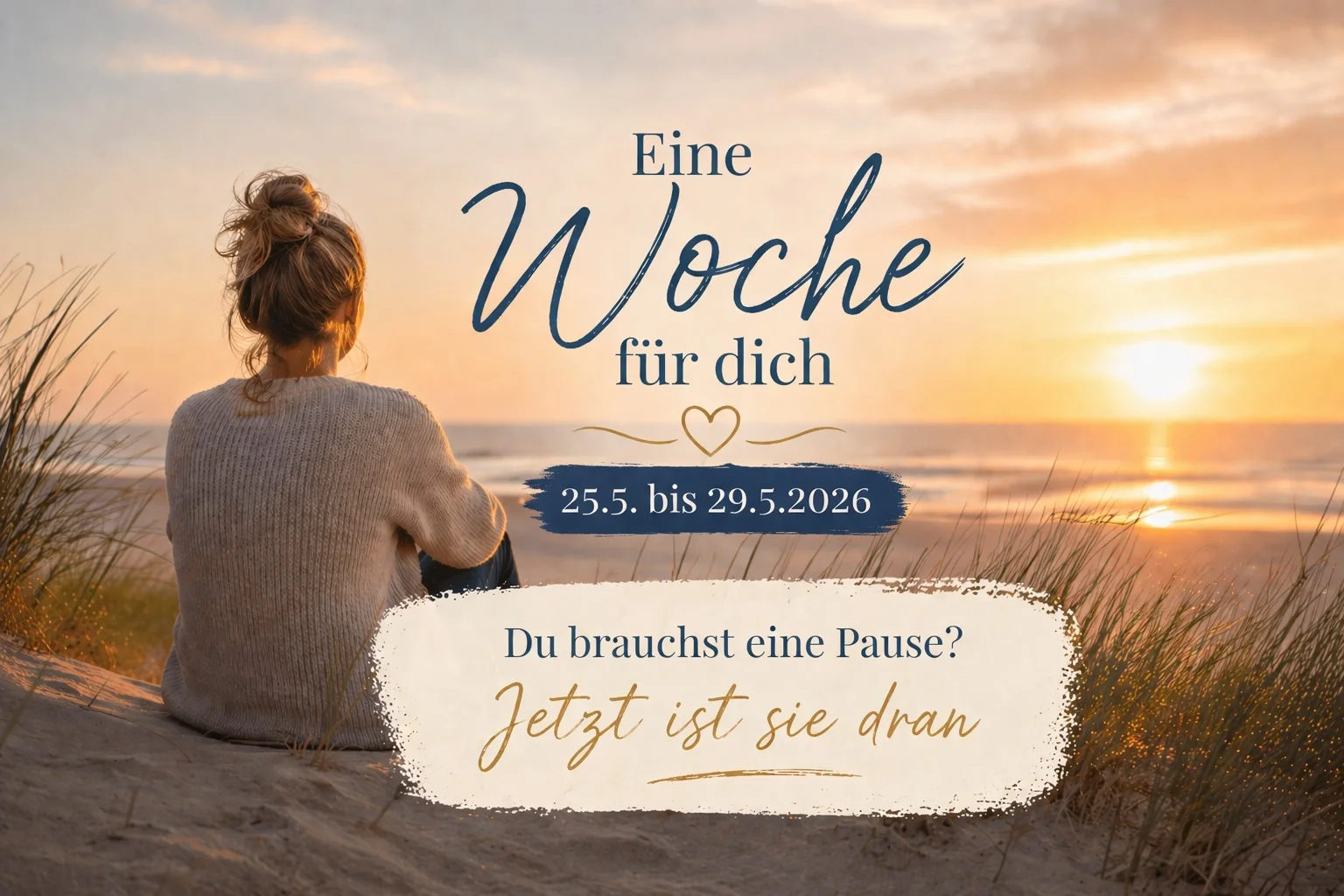 Auszeitwoche für Frauen auf Borkum *  Einmal durchatmen – raus aus dem Alltag, rein in dein Leben!  * Selbstwahrnehmung, Kommunikation und Stressbewältigung im beruflichen Kontext * Seminarwoche Bild 1