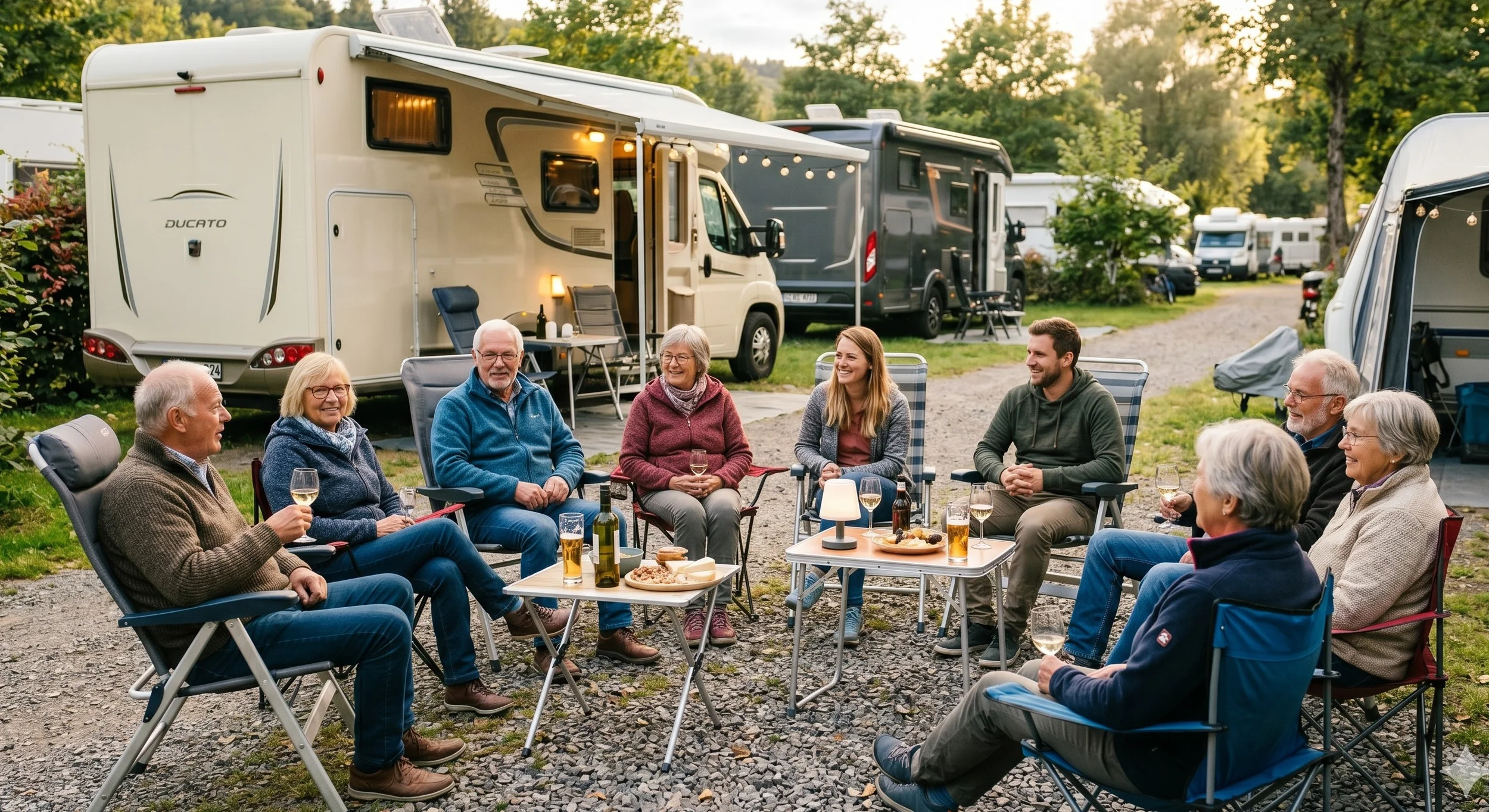 Mit dem Wohnmobil oder Zelt in die Lüneburger Heide: Fitbleiben im Beruf - Gesundheitskompetenz für erfahrene Berufstätige durch Ernährung, Bewegung, Stressprävention und Yoga. Bildung & Camping Bild 2