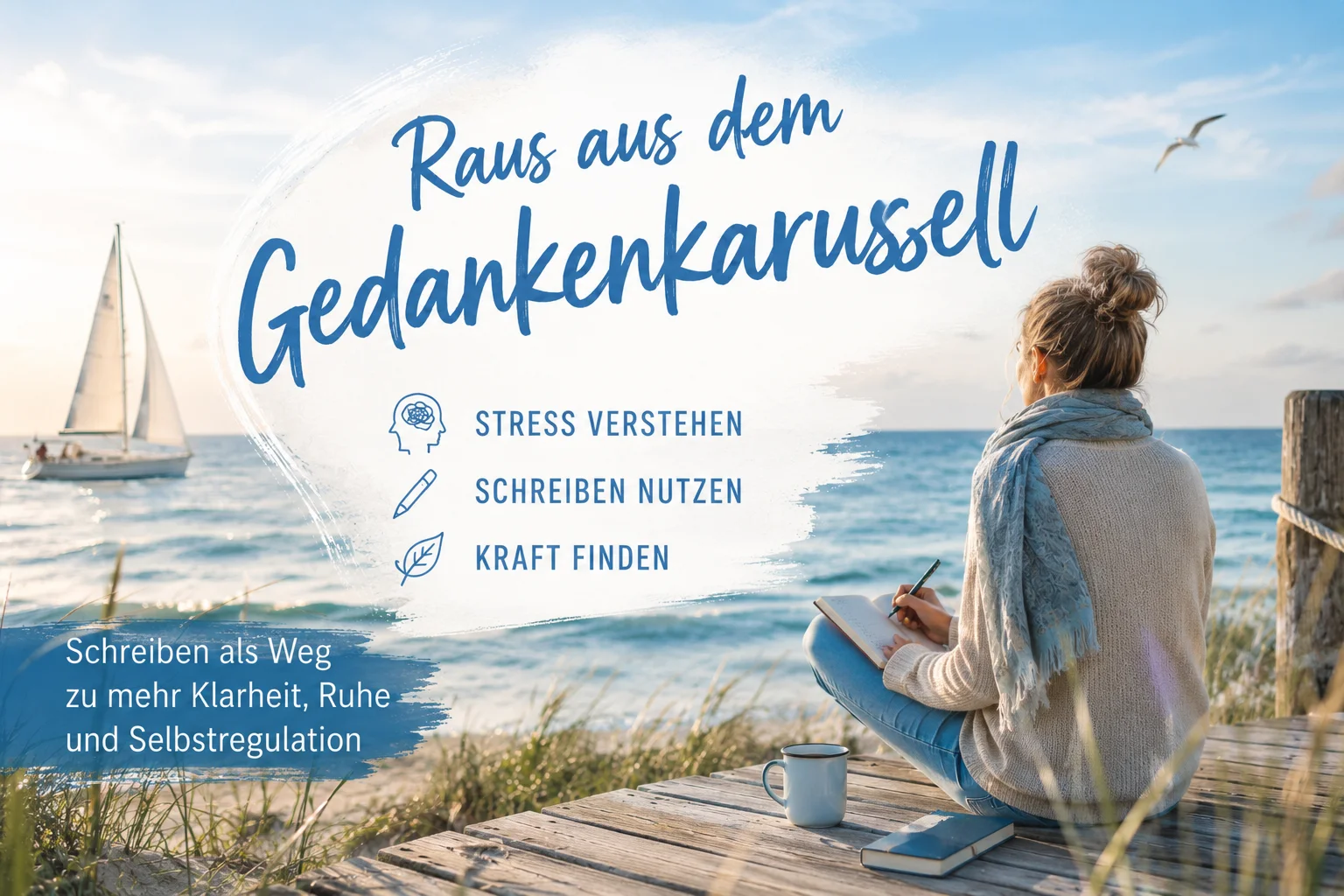 Raus aus dem Gedankenkarussell – Schreiben zur Selbstregulation: Stressbewältigung und innere Klarheit für den Berufsalltag Bild 1