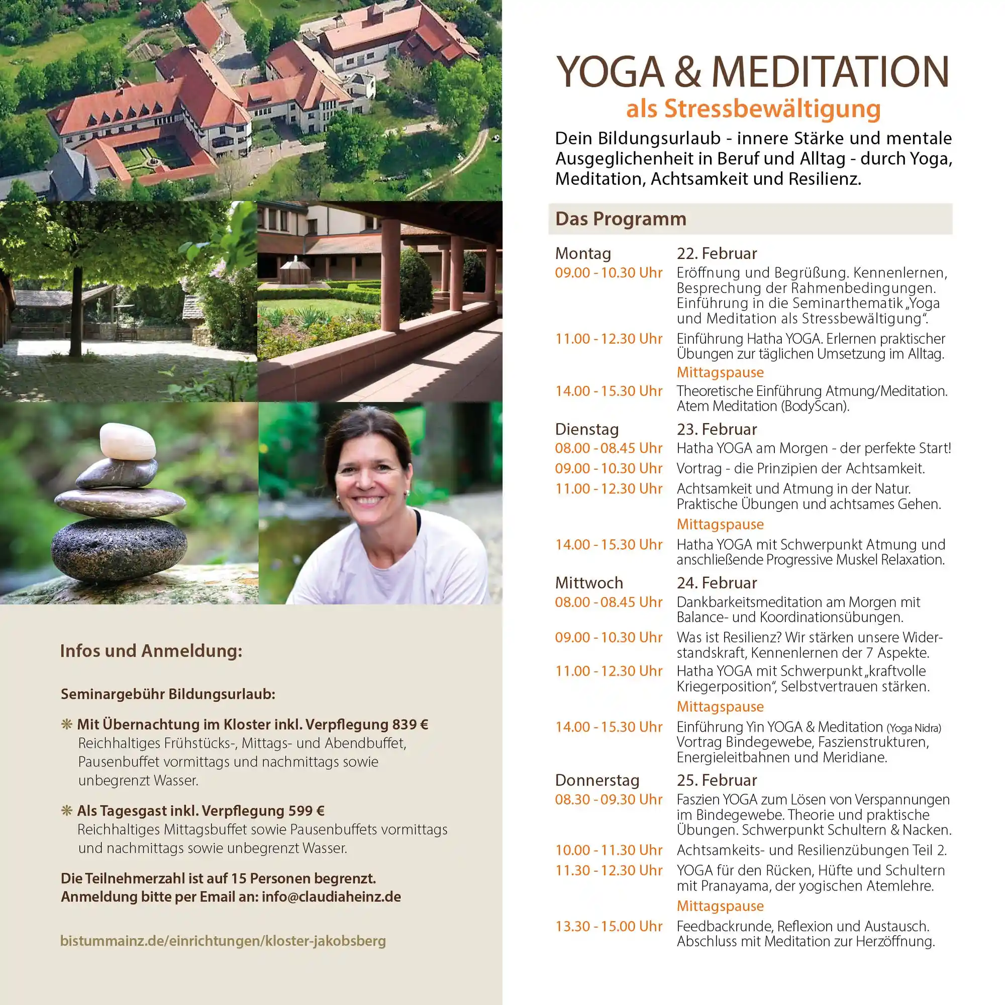Yoga und Meditation zur Stressbewältigung Innere Stärke und mentale Ausgeglichenheit in Beruf und Alltag mit Yoga, Meditation, Achtsamkeit und Resilienz Bild 2