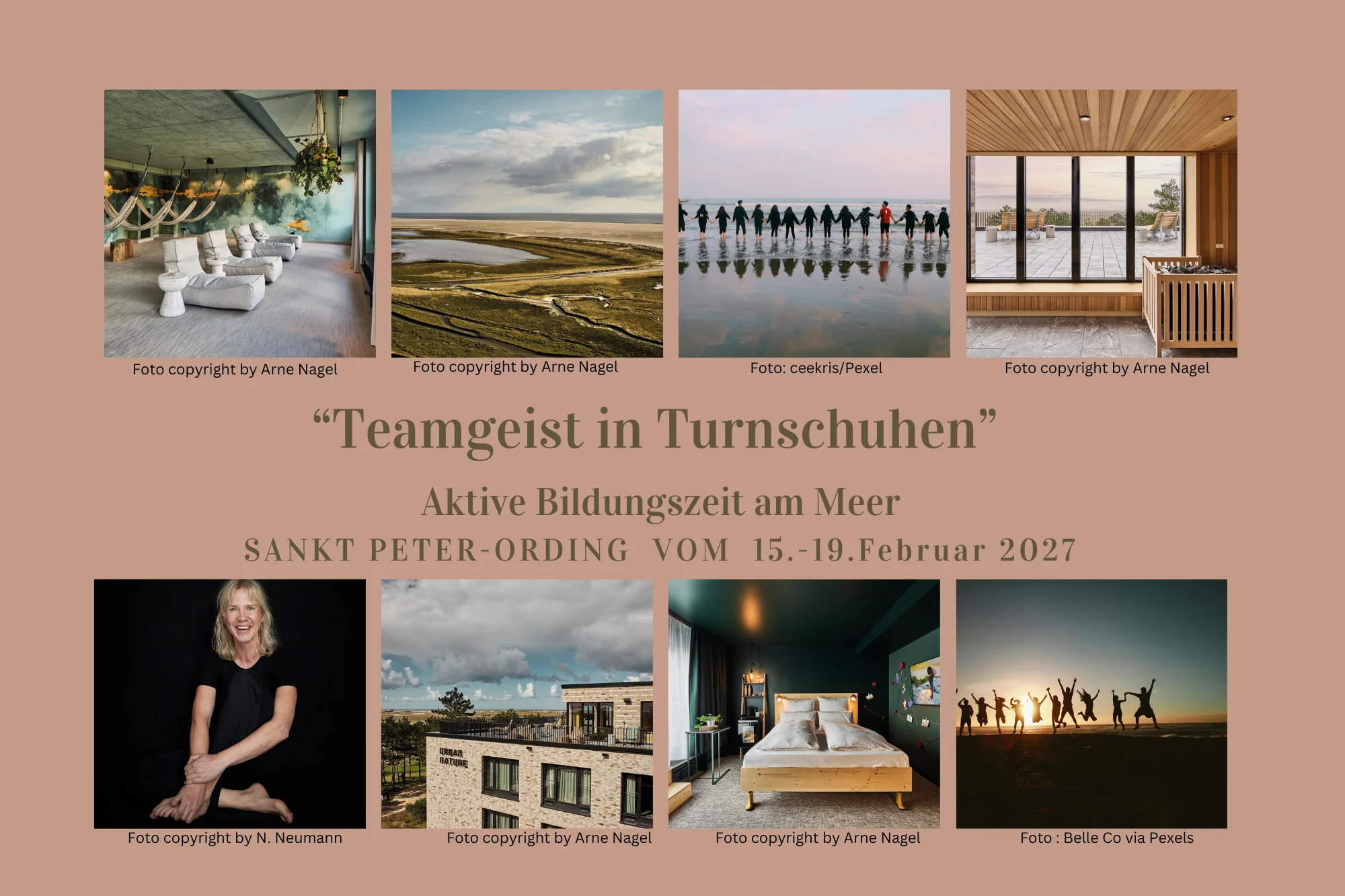 Teamgeist in Turnschuhen – Bildungsurlaub am Meer mit Bewegung, Sport , Entspannung Bild 1