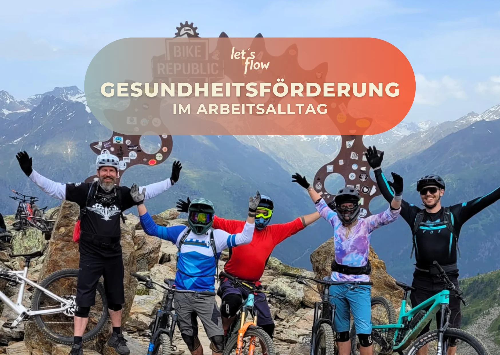 Mountainbiken und Ressourcen bewusst nutzen in Sölden Bild 1