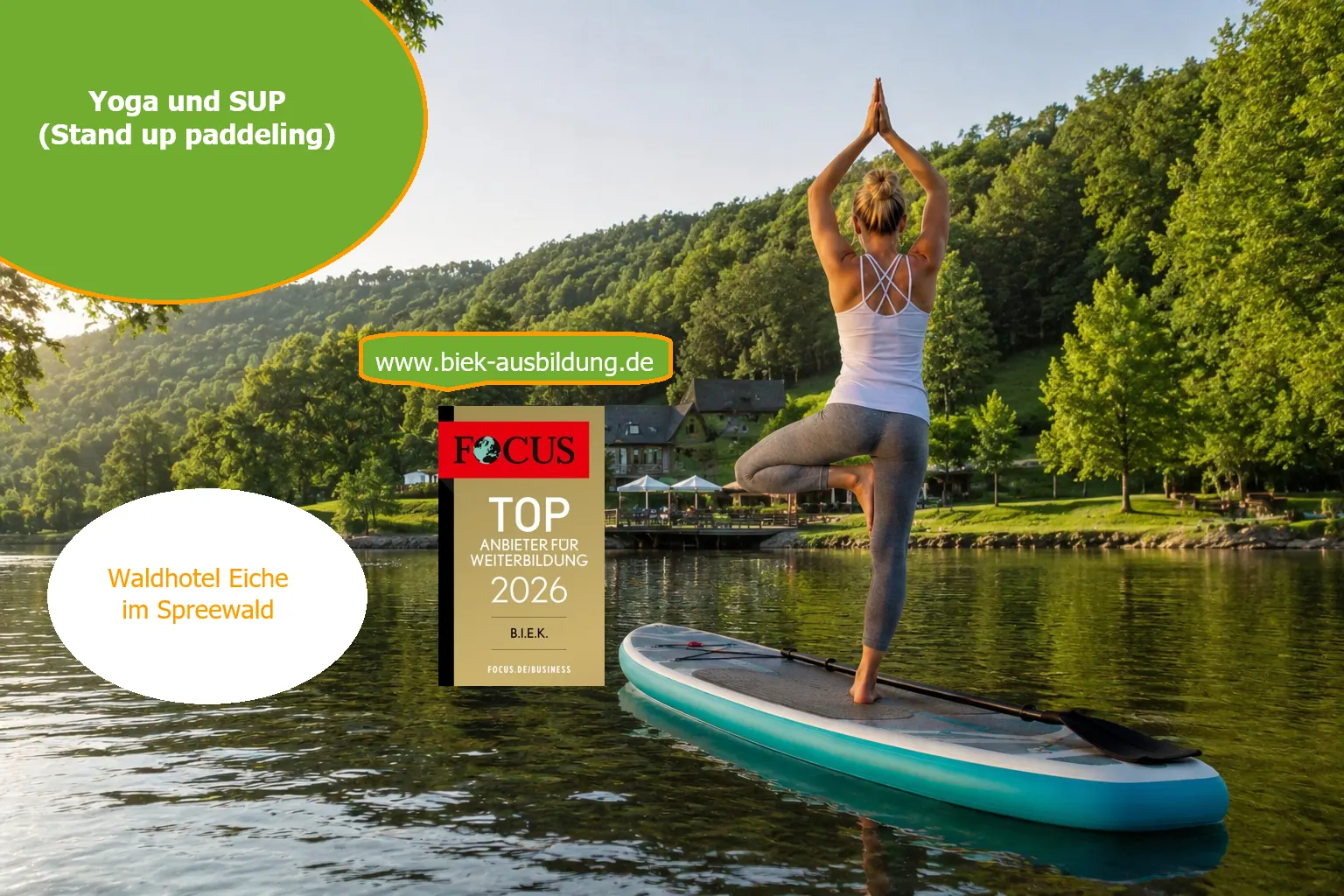 Yoga und SUP (Stand Up Paddeling) Bild 1
