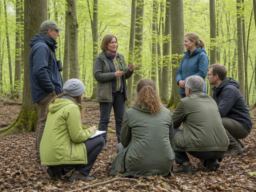 Wandern im Frühling durch den Nationalpark Hainich: Fitbleiben im Beruf - Gesundheitskompetenz für erfahrene Berufstätige durch Ernährung, Bewegung, Stressprävention Bild 1