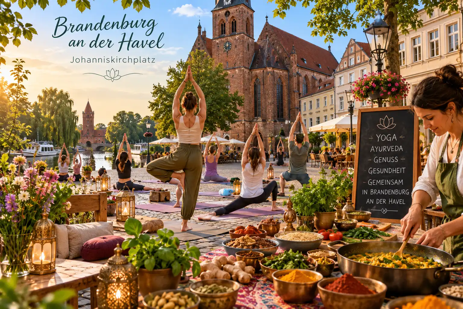 Kreativer Arbeitsalltag: aus Stress wird Potential: Yoga - Stressmanagement, Körperwahrnehmung & gesunde Lebensführung - Ayurvedisches Kochen (optional) Bild 1