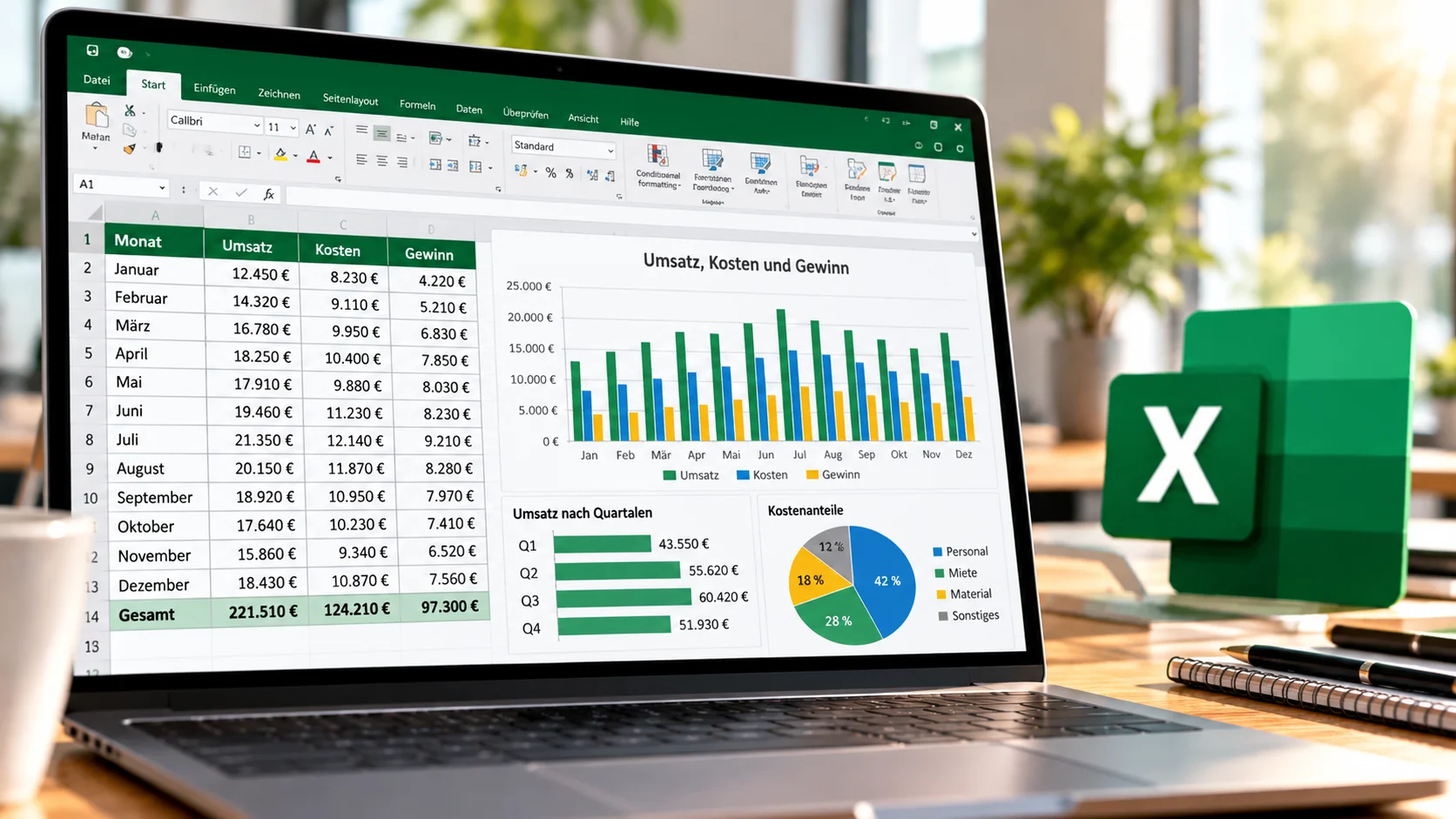 Klick, Formel, Fertig! - Excel-Grundlagen für den Büroalltag Bild 1
